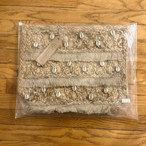 NWT Salt + Umber Isla Jute Seashell Tote